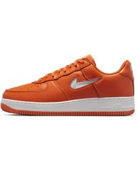 Nike Air Force 1 Low Retro Shoes In Orange,