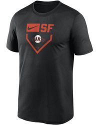 Nike - San Francisco Giants Home Plate Icon Legend Dri-fit Mlb T-shirt - Lyst