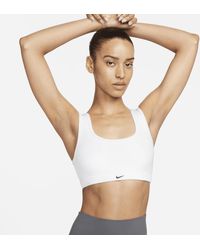 Nike - Alate All U Light-support Lightly Lined Ribbed Sports Bra - Lyst
