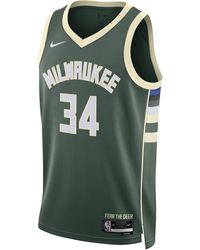 Nike - Milwaukee Bucks Icon Edition 2022/23 Dri-fit Swingman Nba-jersey - Lyst