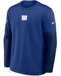 Nike - New York Giants Scripted To Win Sideline Coach Therma-Fit Nfl Long-Sleeve T-Shirt - Lyst