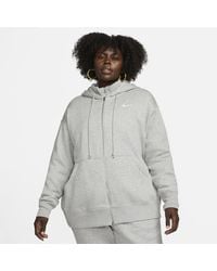 Nike - Sportswear Phoenix Fleece Oversized Full-zip Hoodie (plus Size) - Lyst