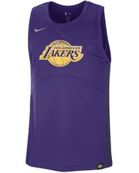 Nike - Los Angeles Lakers Starting 5 Courtside Dri-fit Nba Graphic Jersey - Lyst