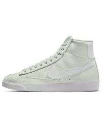 Nike Blazer Mid '77 Next Nature Shoes In Green, - Gray