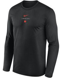 Nike - Baltimore Orioles Large Swoosh Back Legend Dri-fit Mlb T-shirt - Lyst