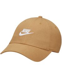 Nike Sportswear Heritage86 Futura Washed Hat in Black | Lyst Australia