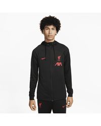 Nike - Liverpool F.c. Strike Away Dri-fit Hooded Football Tracksuit Jacket - Lyst
