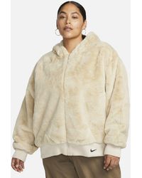 fuzzy nike jacket