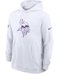Nike - Minnesota Vikings Alt 2 Tight Coverage Sideline Dri-Fit Nfl Pullover Hoodie - Lyst