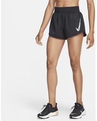 Nike - Shorts dri-fit a vita media con slip foderati 8 cm one - Lyst