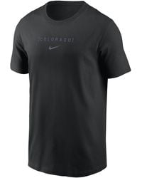 Nike - Colorado Rockies Large Logo Back Stack Mlb T-shirt - Lyst
