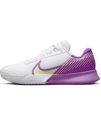 Nike Court Air Zoom Vapor Pro 2 Hard Court Tennis Shoes In White, - Gray