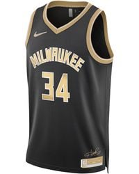 Nike - Giannis Antetokounmpo Milwaukee Bucks 2024 Select Series Dri-fit Nba Swingman Jersey Polyester - Lyst