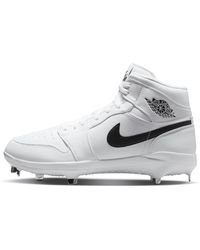 Nike Jeter Lux Men's Baseball Cleats, By Nike in White for Men