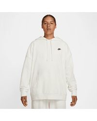 Nike - Club Fleece Oversized French Terry Pullover Hoodie - Lyst
