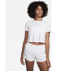 Nike - One Classic Dri-fit Short-sleeve Cropped Top - Lyst
