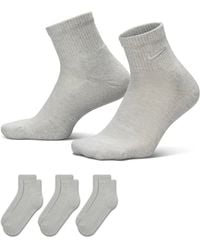Nike - Everyday Elevated Ankle Socks (3 Pairs) - Lyst
