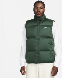 Nike - Sportswear Club Primaloft® Water-repellent Puffer Gilet 50% Recycled Polyester - Lyst