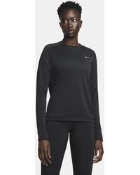 Nike - Dri-fit Crew-neck Running Top 50% Recycled Polyester - Lyst