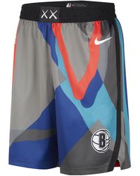Nike - Shorts brooklyn nets 2023/24 city edition dri-fit swingman nba - Lyst