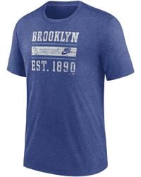Nike - Brooklyn Dodgers Cooperstown Local Stack Mlb T-shirt - Lyst