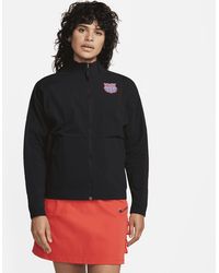 Nike - F.c. Barcelona Dri-fit Woven Football Jacket Polyester - Lyst
