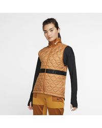Nike Aerolayer Running Gilet - Brown