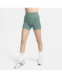 Nike - Shorts da ciclista 13 cm a vita alta one rib - Lyst