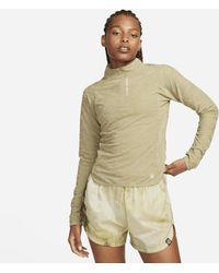 Nike - Trail Dri-fit 1/4-zip Mid Layer Trail Top 50% Recycled Polyester - Lyst
