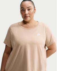 Nike - Sportswear Club Essentials T-Shirt (Plus Size) - Lyst