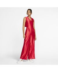 red nike jumpsuit