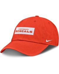 Nike - Cincinnati Bengals Primetime Club Wordmark Nfl Adjustable Hat - Lyst