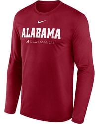 Nike - Oklahoma Courtside Basketball Shootaround Legend Brand Dri-Fit College Long-Sleeve T-Shirt - Lyst
