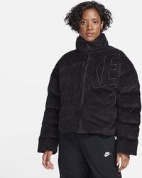 Nike - Sportswear Essential Therma-fit Oversized Corduroy Puffer Cotton - Lyst
