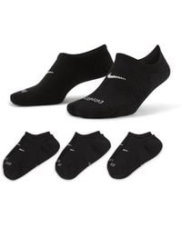 Nike - 'Everyday Plus Cushioned Training Footie Socks (3 Pairs) - Lyst