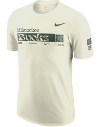 Nike - T-shirt milwaukee bucks essential nba - Lyst