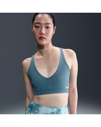 Nike - Zenvy Rib Light-Support Padded Sports Bra - Lyst