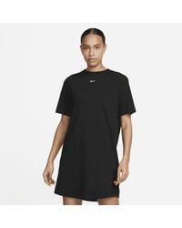 Nike - Abito t-shirt oversize sportswear chill knit - Lyst