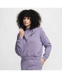 Nike - Sportswear Chill Terry Loose Full-zip French Terry Hoodie Cotton - Lyst