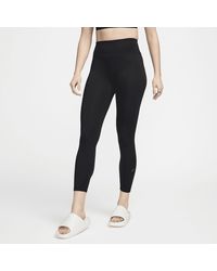 Nike - One 7/8-legging Met Hoge Taille - Lyst