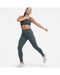 Nike - Universa Medium-support High-waisted Full-length Leggings With Pockets - Lyst