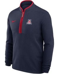 Nike - Arizona Victory Dri-Fit College 1/2-Zip Long-Sleeve Top - Lyst