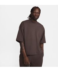 Nike - Sportswear Tech Fleece Re-imagined Oversized Short-sleeve Sweatshirt - Lyst