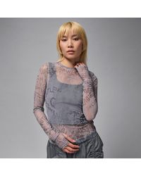Nike - Air Mesh Long-Sleeve Top - Lyst