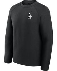 Nike - Los Angeles Dodgers Tech Fleece Mlb Pullover Crew - Lyst