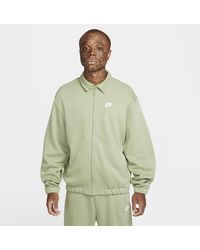 Nike - Club Fleece Harrington Jacket Cotton - Lyst