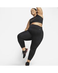Nike - Go Firm-support High-waisted 7/8 leggings With Pockets Recycled Nylon/50% Recycled Nylon Minimum - Lyst