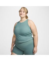 Nike - One Fitted Dri-fit Ribbed Tank Top (plus Size) - Lyst