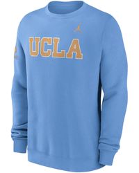 Nike - Ucla Sideline Club Brand College Pullover Crew - Lyst