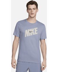 Nike - Fitnessshirt Met Dri-fit - Lyst